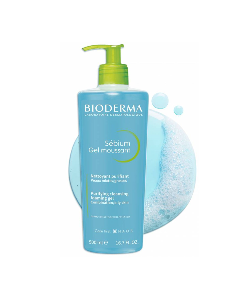 BIODERMA SEBIUM GEL MOUSSANT 500ML